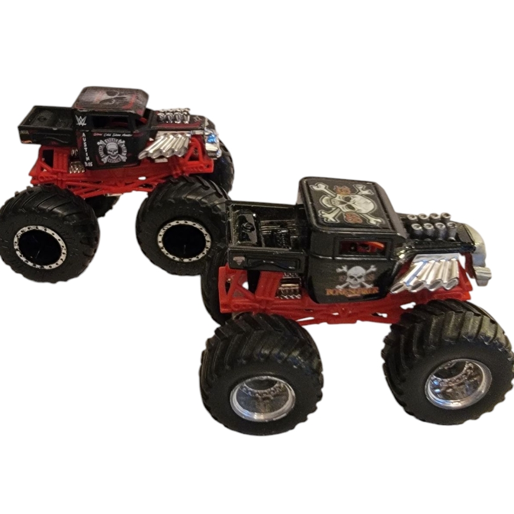 Steve Austin and Bone Shaker Monster Truck Hot Wheels